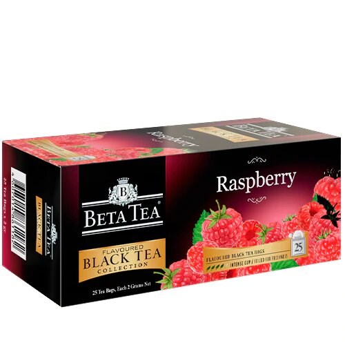 Бета Чай Малина, 25 пакетиков по 1,5 грамма - фото 4686