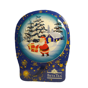 Бета Чай "Дед Мороз с подарками" синяя банка  30 г ж/б